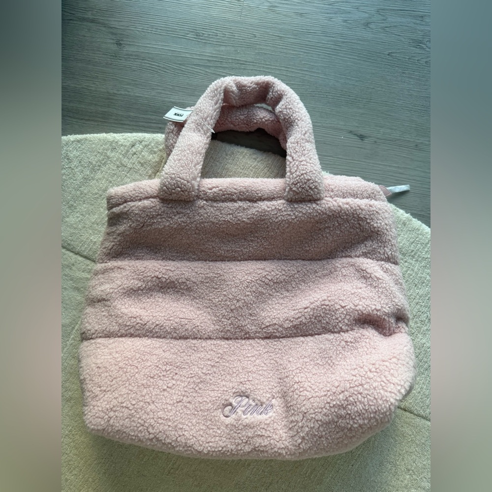 Victoria’s Secret PINK Pink Sherpa Tote Bag